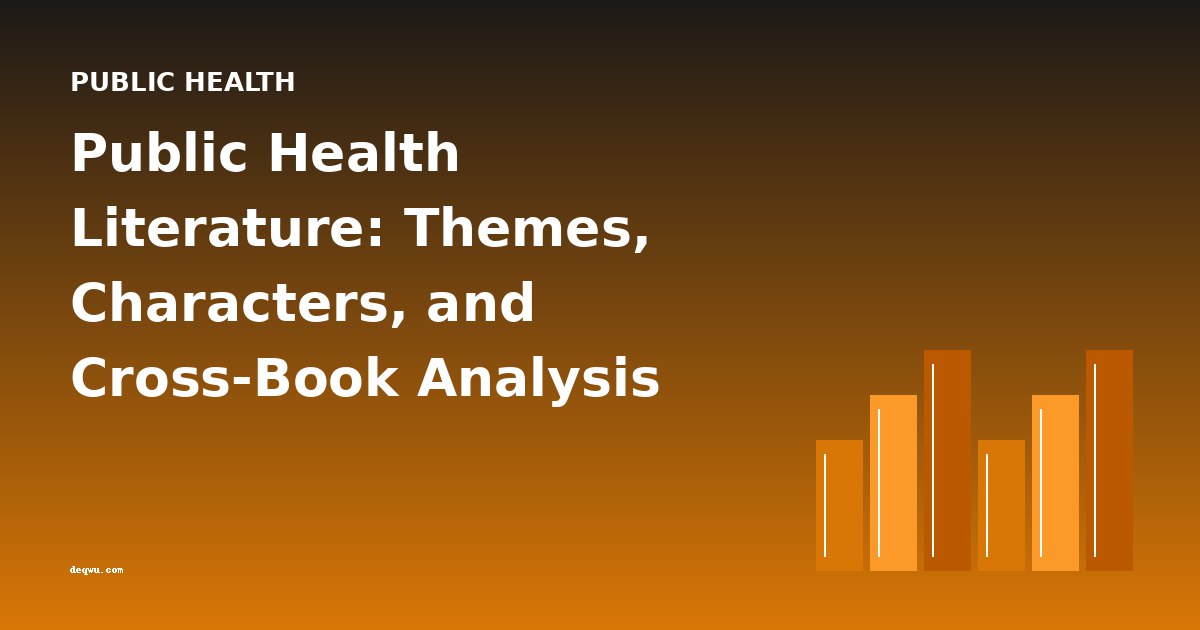 Public Health Literature: Themes, Characters, and Cross-Book Analysis