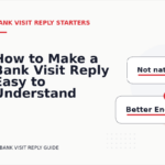 How to Make a Bank Visit Reply Easy to Understand