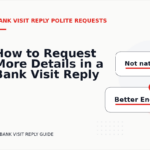 How to Request More Details in a Bank Visit Reply