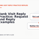 Bank Visit Reply Practice: Request and Reply Examples