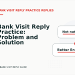 Bank Visit Reply Practice: Problem and Solution Replies