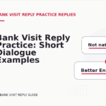 Bank Visit Reply Practice: Short Dialogue Examples