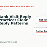Bank Visit Reply Practice: Clear Reply Patterns