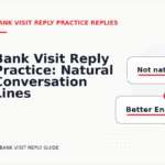Bank Visit Reply Practice: Natural Conversation Lines