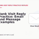 Bank Visit Reply Practice: Email and Message Examples