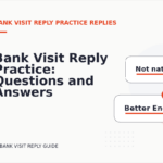 Bank Visit Reply Practice: Questions and Answers