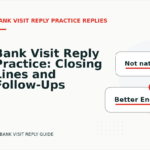 Bank Visit Reply Practice: Closing Lines and Follow-Ups